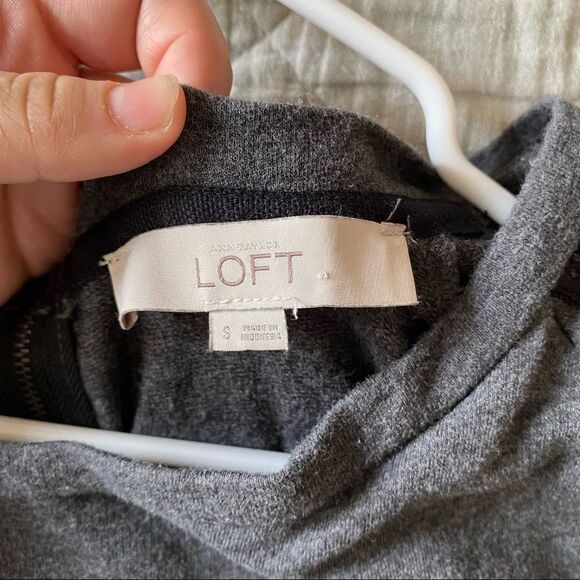 - Ann Taylor Loft Cotton Dress with Lace Detail size Small - Picture 10 of 11